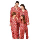 ANGELGGH Silk Christmas Pajamas for Family Matching Satin Holiday PJs Sets 2 Pcs Festival Party Button Down Sleepwear (Men, XL, Silk Red Snowman) ANGELGGH Silk Christmas Pajamas for Family Matching Satin Holiday PJs Sets 2 Pcs Festival Party Button Down Sleepwear (Men, XL, Silk Red Snowman)