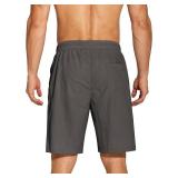 COOFANDY Men's Summer Beach Shorts Lightweight Elastic Waist Drawstring Casual Shorts with Pocket SIZE L COOFANDY Men's Summer Beach Shorts Lightweight Elastic Waist Drawstring Casual Shorts with Pocket SIZE L