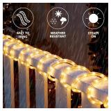 Joiedomi 40FT LED Candy Cane Rope Lights, Waterproof Outdoor 360 LED Christmas Decor Lights for Garden Yard Party Xmas Christmas Holiday Decorations (Warm White) Joiedomi 40FT LED Candy Cane Rope Lights, Waterproof Outdoor 360 LED Christmas Decor Lights for Garden Yard Party Xmas Christmas Holiday Decorations (Warm White)