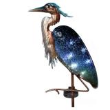 TERESA'S Collections Blue Heron Garden Decor for Outside Solar Lights, 39' Glass Lawn Ornaments with Outdoor Lights Decorative Stake, Yard Art Decorations Outdoor for Patio Gifts for Mom Grandma TERESA'S Collections Blue Heron Garden Decor for Outside Solar Lights, 39' Glass Lawn Ornaments with Outdoor Lights Decorative Stake, Yard Art Decorations Outdoor for Patio Gifts for Mom Grandma