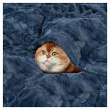 TOONOW Faux Fur Luxury Throw Blanket,Double Side Soft Fluffy Shaggy Fuzzy Blanket for Couch Sofa Bed (Navy, X-Large Twin Size) TOONOW Faux Fur Luxury Throw Blanket,Double Side Soft Fluffy Shaggy Fuzzy Blanket for Couch Sofa Bed (Navy, X-Large Twin Size)
