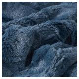 TOONOW Faux Fur Luxury Throw Blanket,Double Side Soft Fluffy Shaggy Fuzzy Blanket for Couch Sofa Bed (Navy, X-Large Twin Size) TOONOW Faux Fur Luxury Throw Blanket,Double Side Soft Fluffy Shaggy Fuzzy Blanket for Couch Sofa Bed (Navy, X-Large Twin Size)