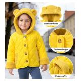 Baby Girl Winter Jackets Coat 18M Toddler Light Button-up Outwear with Hooded Baby Girl Winter Jackets Coat 18M Toddler Light Button-up Outwear with Hooded