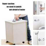 2PCS Shower Handle Grab Bars Bathroom and Showers Bars Safety with Locking latches for Handicap, Elderly, Injury, Kid, Senior Assist Bath Handle Suction Bar Handles, Non Skid (White and Green) 2PCS Shower Handle Grab Bars Bathroom and Showers Bars Safety with Locking latches for Handicap, Elderly, Injury, Kid, Senior Assist Bath Handle Suction Bar Handles, Non Skid (White and Green)