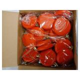 48 Pcs 4 Inch DIY Christmas Ornaments Red Blank Ball Ornament Xmas Plastic Matte Flat Discs Christmas Tree Hanging Ornament Decorations DIY Crafts Painting Drawing Stickers Decals 48 Pcs 4 Inch DIY Christmas Ornaments Red Blank Ball Ornament Xmas Plastic Matte Flat Discs Christmas Tree Hanging Ornament Decorations DIY Crafts Painting Drawing Stickers Decals