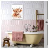 Watercolor Highland Cow Art Print Decor Farm Animal Painting Wall Art Abstract Cattle Artwork for Bedroom Bathroom Living Room Nursery Playroom Kids Room Decoration 12x16in Animal Lover Gift Framed Watercolor Highland Cow Art Print Decor Farm Animal Painting Wall Art Abstract Cattle Artwork for Bedroom Bathroom Living Room Nursery Playroom Kids Room Decoration 12x16in Animal Lover Gift Framed