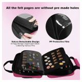 Enamel Pin Display Bag, Small Collections Travel Pin Trading,8-Page Pin Trading Book, Collectible Pin Board, Suitable for Storing Pins, Brooches, Patches STOCK PHOTO APPROXIMATE BAG IS BLACK Enamel Pin Display Bag, Small Collections Travel Pin Trading,8-Page Pin Trading Book, Collectible Pin Board, Suitable for Storing Pins, Brooches, Patches STOCK PHOTO APPROXIMATE BAG IS BLACK