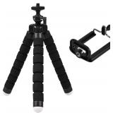 Compatible for GoPro Hero 12-3 Black/MAX, Compatible for YI/Eken/SJCAM/AKASO - Flexible Mini Octopus Tripod Action Camera Accessory(Black 2PC) Compatible for GoPro Hero 12-3 Black/MAX, Compatible for YI/Eken/SJCAM/AKASO - Flexible Mini Octopus Tripod Action Camera Accessory(Black 2PC)