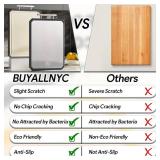 Stainless Steel Cutting Board for Kitchen - (16' x 11') Large Double Sided Steel/Wheat Straw PP Cutting Board for Meat, Vegetable and Fruits, Non-Toxic Dishwasher Safe Chopping Board Stainless Steel Cutting Board for Kitchen - (16' x 11') Large Double Sided Steel/Wheat Straw PP Cutting Board for Meat, Vegetable and Fruits, Non-Toxic Dishwasher Safe Chopping Board