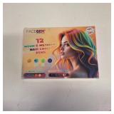 12 Hair chalks, 12 NEON & METALLIC hair chalk, Non-Toxic Easy Washable Hair Dye Colourful, METALLIC & NEON hair chalk - Perfect for Festivals, Halloween, Parties, hair chalks for girls 12 Hair chalks, 12 NEON & METALLIC hair chalk, Non-Toxic Easy Washable Hair Dye Colourful, METALLIC & NEON hair chalk - Perfect for Festivals, Halloween, Parties, hair chalks for girls