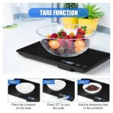 Digital Kitchen Scale, Large Capacity Food Scale, Easy Tare Function, Large LCD Display, Perfect for Cooking, Baking and Meal Prep Digital Kitchen Scale, Large Capacity Food Scale, Easy Tare Function, Large LCD Display, Perfect for Cooking, Baking and Meal Prep