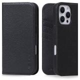 VISOUL Genuine Leather Case for iPhone 16 Pro Max Wallet Case with Card Holders, Magnetic Kickstand Flip Folio Cover Compatible with iPhone 16 Pro Max (6.9-inch)-Black VISOUL Genuine Leather Case for iPhone 16 Pro Max Wallet Case with Card Holders, Magnetic Kickstand Flip Folio Cover Compatible with iPhone 16 Pro Max (6.9-inch)-Black