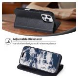 VISOUL Genuine Leather Case for iPhone 16 Pro Max Wallet Case with Card Holders, Magnetic Kickstand Flip Folio Cover Compatible with iPhone 16 Pro Max (6.9-inch)-Black VISOUL Genuine Leather Case for iPhone 16 Pro Max Wallet Case with Card Holders, Magnetic Kickstand Flip Folio Cover Compatible with iPhone 16 Pro Max (6.9-inch)-Black