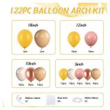 Boho Balloon Arch Kit,122Pcs Dusty Pink Mustard Yellow Metallic Rose Gold Apricot Nude Pastel Balloons for Boho Bridal Wedding Fall Baby Shower Engagement Anniversary Birthday Party Decorations Boho Balloon Arch Kit,122Pcs Dusty Pink Mustard Yellow Metallic Rose Gold Apricot Nude Pastel Balloons for Boho Bridal Wedding Fall Baby Shower Engagement Anniversary Birthday Party Decorations
