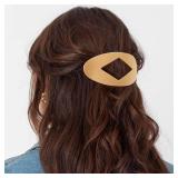 Flat Hair Clips Duckbill Large Claw Clips for Thick Medium Thin Hair 4Pcs Non Slip French Barrettes Accessories for Women Girls Oval Round Flat Hair Clips Duckbill Large Claw Clips for Thick Medium Thin Hair 4Pcs Non Slip French Barrettes Accessories for Women Girls Oval Round