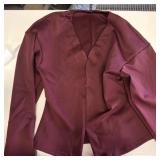 SHENHE Women's Dressy Casual Blouse V Neck Split Hem Long Sleeve Business Casual Top Shirt SIZE M SHENHE Women's Dressy Casual Blouse V Neck Split Hem Long Sleeve Business Casual Top Shirt SIZE M