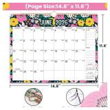 2026 Wall Calendar - 12 Months Wall Calendar 2026 from Feb. 2026 - Dec. 2026, 14.8' x 11.6', Twin-Wire Binding, Blank Block, Julian Dates, Hanging Loop, Holiday Reminder, Thick Paper 2026 Wall Calendar - 12 Months Wall Calendar 2026 from Feb. 2026 - Dec. 2026, 14.8' x 11.6', Twin-Wire Binding, Blank Block, Julian Dates, Hanging Loop, Holiday Reminder, Thick Paper