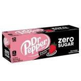 Dr Pepper Strawberries & Cream Zero Soda - 12pk/12 fl oz Cans Dr Pepper Strawberries & Cream Zero Soda - 12pk/12 fl oz Cans