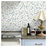 Heroad 17.3'x32.8ft Light Blue and Beige Peel and Stick Wallpaper Boho Floral Contact Paper Self-Adhesive Removable Wall Paper for Cabinets Drawers Bedroom Bathroom Wall Decor Waterproof Vinyl Roll Heroad 17.3'x32.8ft Light Blue and Beige Peel and Stick Wallpaper Boho Floral Contact Paper Self-Adhesive Removable Wall Paper for Cabinets Drawers Bedroom Bathroom Wall Decor Waterproof Vinyl Roll