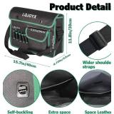 Tool Bag for Men Heavy Duty16 Inch, Adjustable Shoulder Strap Convenient Large Tool Bag,Oxford Cloth Waterproof Tool Bags for Tinkerer Craftsman Woodworking Tool Storage, friend Father Mechanic Gift Tool Bag for Men Heavy Duty16 Inch, Adjustable Shoulder Strap Convenient Large Tool Bag,Oxford Cloth Waterproof Tool Bags for Tinkerer Craftsman Woodworking Tool Storage, friend Father Mechanic Gift