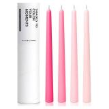 10' Classic Taper Candles, 4-Pack, 7-8 Hours Long Burning, Unscented Tall Candlesticks, COLOR IS MOSS GREEN 10' Classic Taper Candles, 4-Pack, 7-8 Hours Long Burning, Unscented Tall Candlesticks, COLOR IS MOSS GREEN