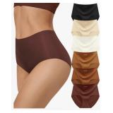 Twocall Womens Seamless Underwear No Show High Waisted Ladies Panties Full Coverage Briefs 6 Pack Multicolor SIZE XL Twocall Womens Seamless Underwear No Show High Waisted Ladies Panties Full Coverage Briefs 6 Pack Multicolor SIZE XL