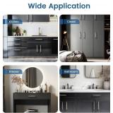 Knobonly 10 Pack Dresser Handles 6-3/10 inch (160mm) Hole Centers, Cabinet Pulls Brushed Nickel, Kitchen Cabinet Handles Knobonly 10 Pack Dresser Handles 6-3/10 inch (160mm) Hole Centers, Cabinet Pulls Brushed Nickel, Kitchen Cabinet Handles