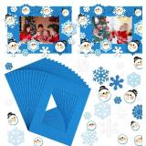Suzile 16 Sets Winter DIY Picture Frames Craft Kit Felt Christmas Picture Frame Craft Snowflake Snowman Photo Frames Magnet Christmas Crafts Winter Crafts Funny Xmas Gift Home Party Game Activities Suzile 16 Sets Winter DIY Picture Frames Craft Kit Felt Christmas Picture Frame Craft Snowflake Snowman Photo Frames Magnet Christmas Crafts Winter Crafts Funny Xmas Gift Home Party Game Activities