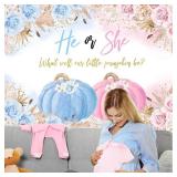 Avezano Pumpkin Gender Reveal Backdrop Fall Theme He or She Baby Gender Reveal Party Decorations Boho Blue or Pink Floral Party Photography Background Banner (7x5ft) Avezano Pumpkin Gender Reveal Backdrop Fall Theme He or She Baby Gender Reveal Party Decorations Boho Blue or Pink Floral Party Photography Background Banner (7x5ft)