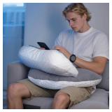 SOUNDANCE Gaming Pillow Reading Pillow for Lap, Arm Support Elbow Rest for Bed Sofa, Ergonomic U-Shaped Design with Equipment Support, Reduces Arm Fatigue During Gaming, Reading, Working, Crocheting SOUNDANCE Gaming Pillow Reading Pillow for Lap, Arm Support Elbow Rest for Bed Sofa, Ergonomic U-Shaped Design with Equipment Support, Reduces Arm Fatigue During Gaming, Reading, Working, Crocheting