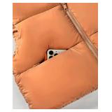 Buauty Cropped Puffer Vest Women Winter Puffy Vest with Pockets Lightweight Stand Collar Zip Up Sleeveless Jacket Size XS Buauty Cropped Puffer Vest Women Winter Puffy Vest with Pockets Lightweight Stand Collar Zip Up Sleeveless Jacket Size XS