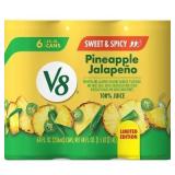 V8 Juice Spicy Pineapple Jalapeno Juice - 6pk/8 fl oz Cans V8 Juice Spicy Pineapple Jalapeno Juice - 6pk/8 fl oz Cans