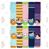 5 Pairs Womens Cat Socks Funny Dog Socks for Ladies Cute Novelty Animal Christmas Gifts for Women 5 Pairs Womens Cat Socks Funny Dog Socks for Ladies Cute Novelty Animal Christmas Gifts for Women
