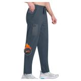 Men's Fleece Lined Sweatpants with Pockets 30'/32' Stretch Winter Warm Work Pants Athletic Sweat Pants Workout Gym Joggers Size XL Men's Fleece Lined Sweatpants with Pockets 30'/32' Stretch Winter Warm Work Pants Athletic Sweat Pants Workout Gym Joggers Size XL