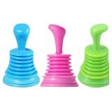 Hemoton Practical Kitchen Sink Plunger Mini Drain Auger with Comfortable Handle for Home and Office Plumbing Pipe Cleaner, Colors Vary Hemoton Practical Kitchen Sink Plunger Mini Drain Auger with Comfortable Handle for Home and Office Plumbing Pipe Cleaner, Colors Vary