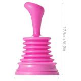 Hemoton Practical Kitchen Sink Plunger Mini Drain Auger with Comfortable Handle for Home and Office Plumbing Pipe Cleaner, Colors Vary Hemoton Practical Kitchen Sink Plunger Mini Drain Auger with Comfortable Handle for Home and Office Plumbing Pipe Cleaner, Colors Vary