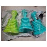 Hemoton Practical Kitchen Sink Plunger Mini Drain Auger with Comfortable Handle for Home and Office Plumbing Pipe Cleaner, Colors Vary Hemoton Practical Kitchen Sink Plunger Mini Drain Auger with Comfortable Handle for Home and Office Plumbing Pipe Cleaner, Colors Vary