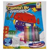 Grafix Crayon By Number Art Set - Retail: $8
