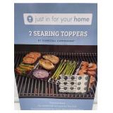 Stainless Steel BBQ Searing Toppers - Retail: $10