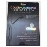 Color-Changing LED Soap Box with Motion Sensor - Retail: $10