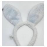 Iridescent Blue Bunny Ears Headband 4PK - Retail: $10