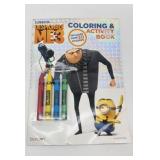 Despicable Me 3 Coloring & Activity Book with Stickers - Retail: $3
