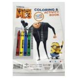 Despicable Me 3 Coloring & Activity Book with Stickers - Retail: $3