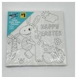 Easter Bunny Color Your Own Canvas Kit - Retail: $1