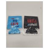 BBQ Crew & Grill Can Koozies, 4 Set - Retail: $12