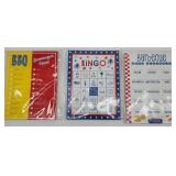 Summer Party Games Set - BBQ Scavenger Hunt, Patriotic Bingo & BBQ Word Scramble - Retail: $12