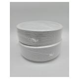 White Paper Plates, 2 Pack, 140 Plates - Retail: $25