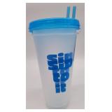 Sip Top It Blue Logo Cold Cup, 2 Pack - Retail: $8