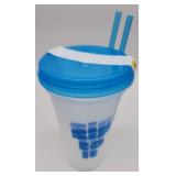Sip Top It Blue Logo Cold Cup, 2 Pack - Retail: $8