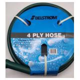 Belstrom 4 Ply Garden Hose 5/8Inchesx75ft (Gray) - Retail: $25